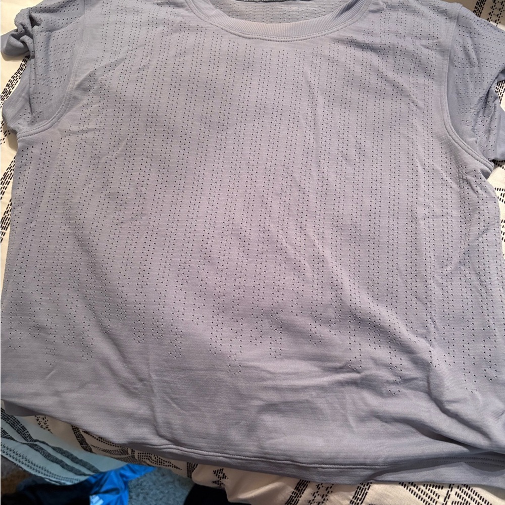 Lululemon grey Perforated T-Shirt